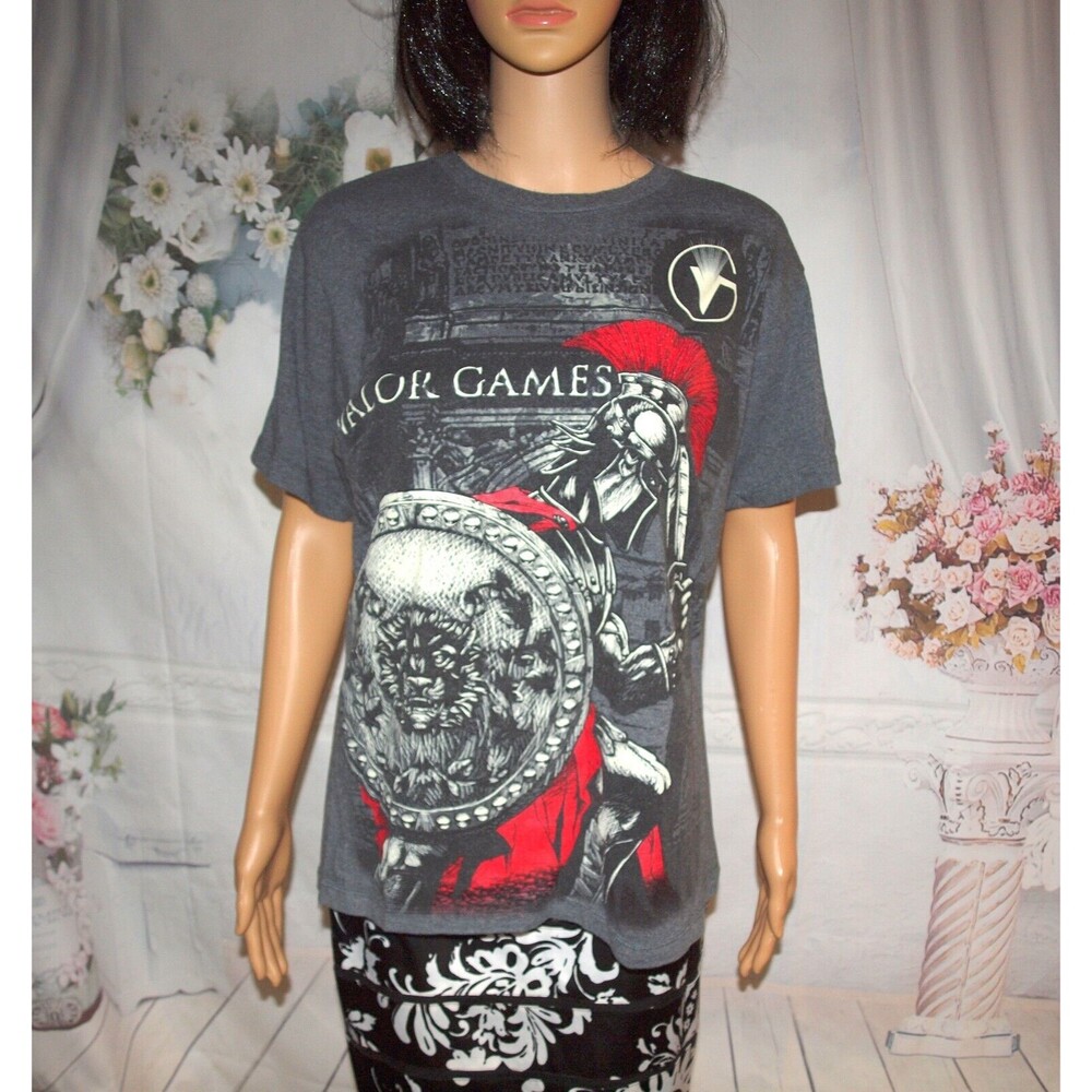 Valor Games T-Shirt Veterans by Ranger UP Size M 2-Sided T shirt Unisex